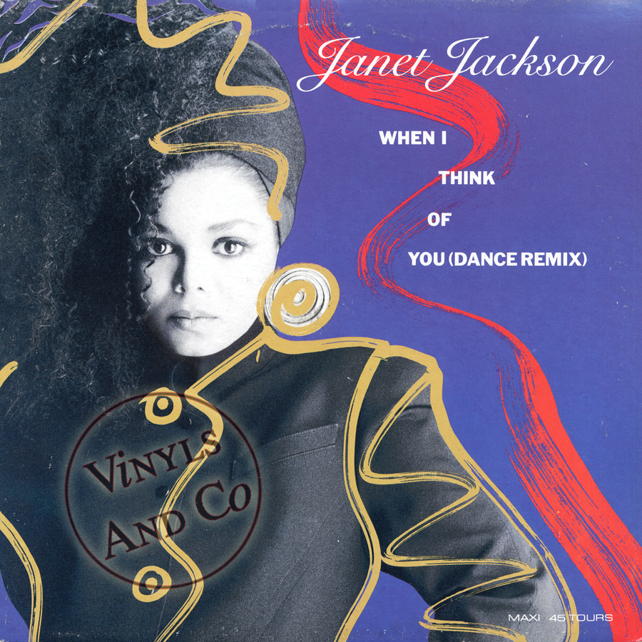 JACKSON When I Think Of You [Dance Remix] MAXI 45 TOURS 12